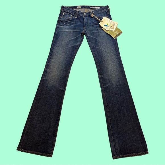 AG Anriano Goldschmied NWT womens Jeans Angel bootcut Dark wash size 26R - Picture 1 of 15